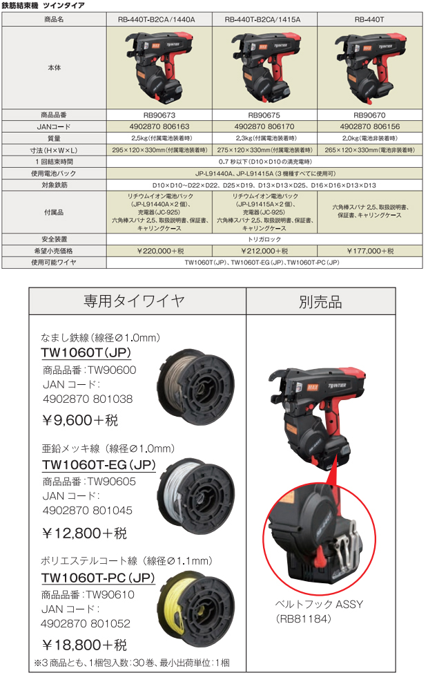 ベルトフックassy 部品番号rb81184 440 コレクション