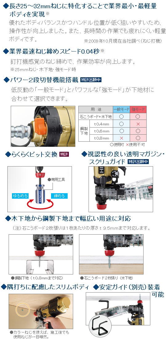 アウトレット価格比較 日立工機 WF4H3 高圧ビス打ち機 ジャンク